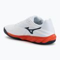 Férfi teniszcipő Mizuno Wave Enforce Court 2 AC white/insignia blue/orange 3