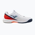Férfi teniszcipő Mizuno Neo Ace AC white/insignia blue/orange 2
