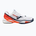 Férfi teniszcipő Mizuno Neo Ace CC white/insignia blue/orange