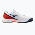 Férfi teniszcipő Mizuno Neo Ace CC white/insignia blue/orange 2