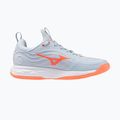 Női röplabda cipő Mizuno Wave Luminous Elite blue finch/lava orange/flamingo coral 2