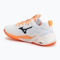 Kézilabda cipő Mizuno Wave Stealth Neo 2.1 white/black/flamingo coral 3