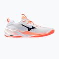 Kézilabda cipő Mizuno Wave Stealth Neo 2.1 white/black/flamingo coral 2