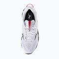 Férfi futócipők Mizuno Wave Rider 30 Disclosure white/black/high risk red 5