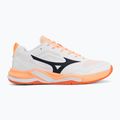 Kézilabda cipő Mizuno Wave Stealth Pro white/black/flamingo coral 2