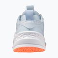 Női kézilabda cipő Mizuno Wave Stealth Neo 2.1 blue finch/lava orange/white 2