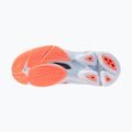 Női röplabda cipő Mizuno Wave Lightning Pro Mid blue finch/lava orange/flamingo coral 4