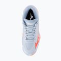 Női röplabda cipő Mizuno Wave Lightning Pro Mid blue finch/lava orange/flamingo coral 5