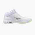 Női röplabda cipő Mizuno Wave Lightning Pro Mid white/aqua gray/ambrosia 2