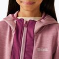 Gyermek fleece kapucnis pulóver REGATTA Dissolver X beaujolais/lilas 5