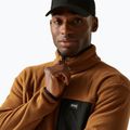 Férfi polár pulóver REGATTA Frankie Half Zip brown 4