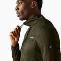 Férfi trekking pulóver REGATTA Hillden Midlayer dark khaki 4