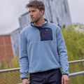Férfi polár pulóver REGATTA Frankie Borg Half Zip grey mirage/black 10
