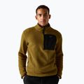 Férfi polár pulóver REGATTA Frankie Borg Half Zip rich tan/black