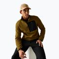 Férfi polár pulóver REGATTA Frankie Borg Half Zip rich tan/black 4
