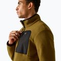Férfi polár pulóver REGATTA Frankie Borg Half Zip rich tan/black 6