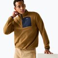 Férfi polár pulóver REGATTA Frankie Half Zip rich tan/navy 4