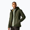 Férfi esőkabát REGATTA Allston dark khaki/wood brown 4