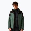 Férfi 3 az 1-ben kabát REGATTA Wentwood 3in1 dark forest green/black 4
