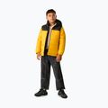 Gyerek bélelt kabát REGATTA Lofthouse black/mustard 2