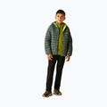 Gyerek bélelt kabát REGATTA Lofthouse dark forest green/wild lime 2