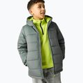 Gyerek bélelt kabát REGATTA Lofthouse dark forest green/wild lime 6