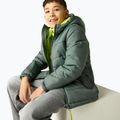 Gyerek bélelt kabát REGATTA Lofthouse dark forest green/wild lime 7