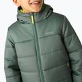 Gyerek bélelt kabát REGATTA Lofthouse dark forest green/wild lime 11