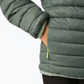 Gyerek bélelt kabát REGATTA Lofthouse dark forest green/wild lime 12