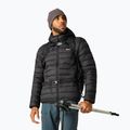 Férfi pehelykabát REGATTA Hooded Marizion black/burnt henna 3