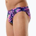 Férfi úszóalsó Speedo Printed Brief techno jungle/orchid shine 6