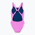 Női egyrészes fürdőruha Speedo Solid Leaderback orchid shine 2