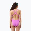 Női egyrészes fürdőruha Speedo Solid Leaderback orchid shine 4