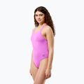 Női egyrészes fürdőruha Speedo Solid Leaderback orchid shine 5