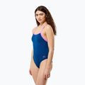 Női egyrészes fürdőruha Speedo Solid Turnback denim teal 2