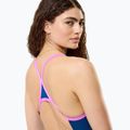 Női egyrészes fürdőruha Speedo Solid Turnback denim teal 4