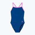 Női egyrészes fürdőruha Speedo Solid Turnback denim teal 6