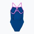 Női egyrészes fürdőruha Speedo Solid Turnback denim teal 7