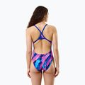 Női egyrészes fürdőruha Speedo FL Printed Turnback brushy glitch/hope 2