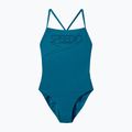 Női egyrészes úszódressz Speedo Endurance+ Logó Vékony pántok teal abyss