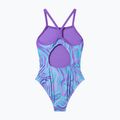 Gyerek egyrészes fürdőruha Speedo Print Thinstrap pace purple 2