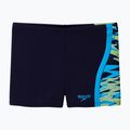 Fiú boxer úszónadrág Speedo Hyperboom Splice Aquashort anthracite/hyper teal