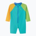 Gyerek egyrészes fürdőruha Speedo Colorblock Zip LS aqua breeze