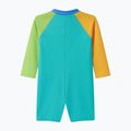 Gyerek egyrészes fürdőruha Speedo Colorblock Zip LS aqua breeze 2