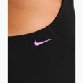 Női egyrészes fürdőruha Nike Hydrastrong Logo Gra jet black 5