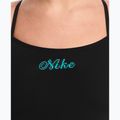 Női egyrészes fürdőruha Nike Hydrastrong Logo Gra jet black 4