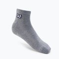 Férfi edzőzokni Wilson Premium Low Cut 3 csomag szürke W8F3H-3730