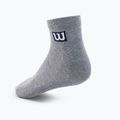 Férfi edzőzokni Wilson Premium Low Cut 3 csomag szürke W8F3H-3730 2