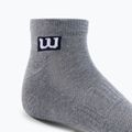 Férfi edzőzokni Wilson Premium Low Cut 3 csomag szürke W8F3H-3730 3