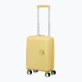 American Tourister Soundbox Mini 22 l utazótáska pasztell sárga színben 4
